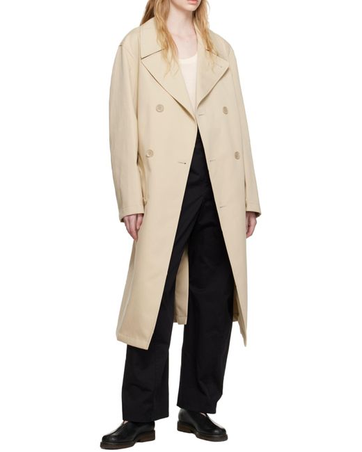 Lemaire Natural Military Trench Coat