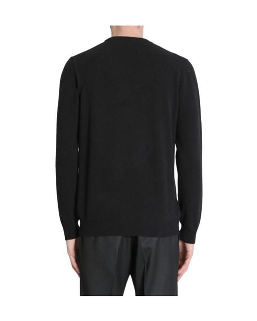 Versace Black Crew Neck Sweatshirt for men