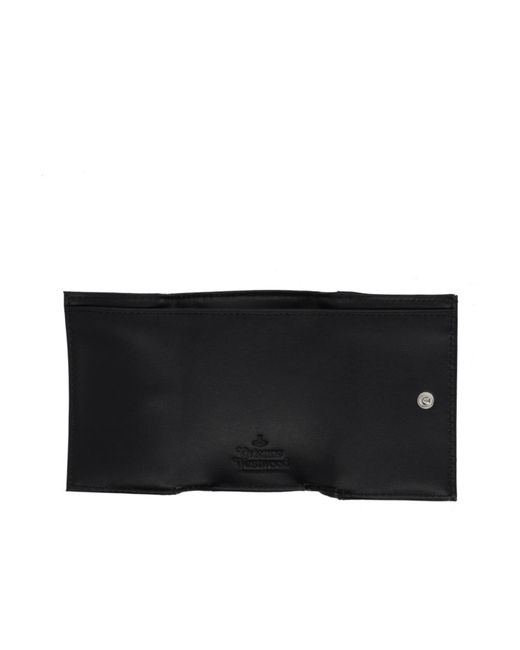 Vivienne Westwood Black Envelope Billfold Wallet