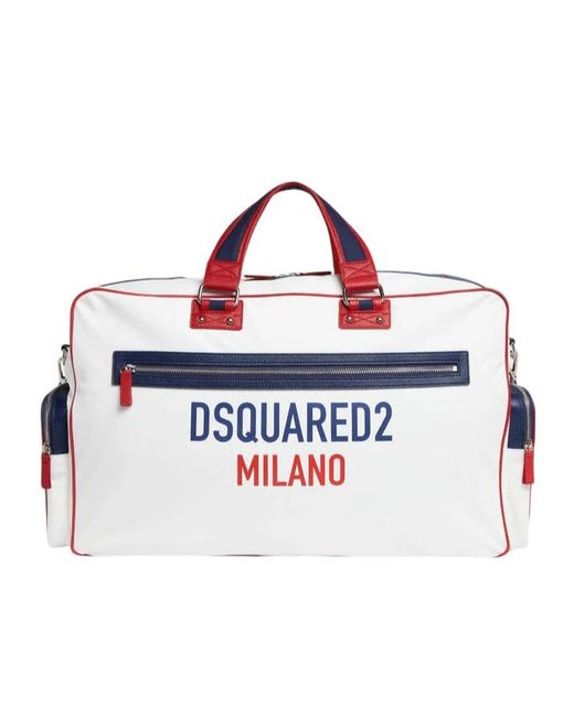 DSquared² Blue Milano Duffle Bag for men