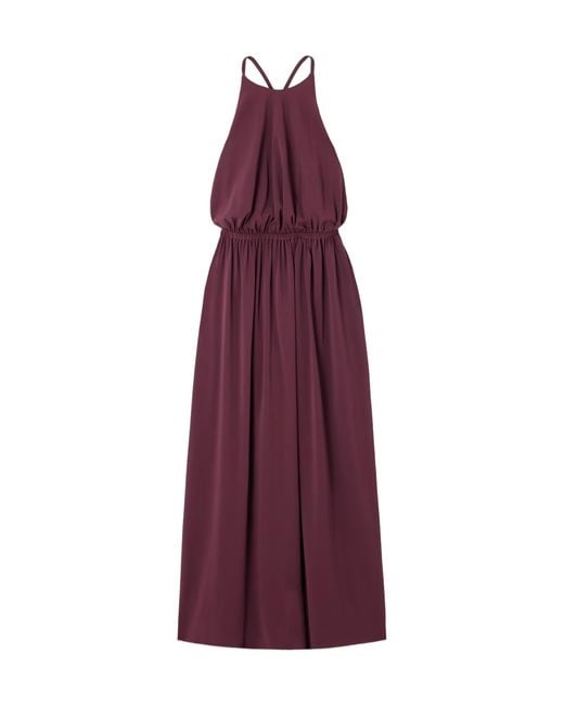 Eres Purple Ines Jersey Midi Dress