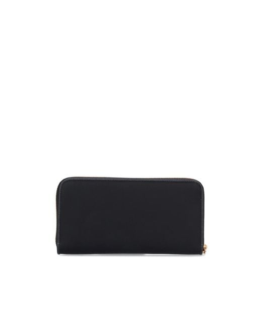 Prada Black Triangle-Logo Econyl Wallet