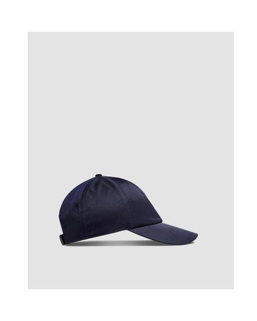 Moncler Blue Logo Patch Baseball Cap