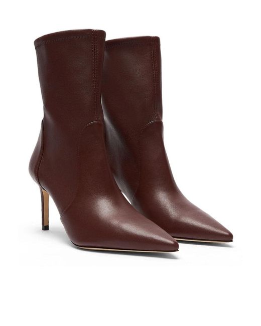 Stuart Weitzman Brown Stuart Power Bootie 75