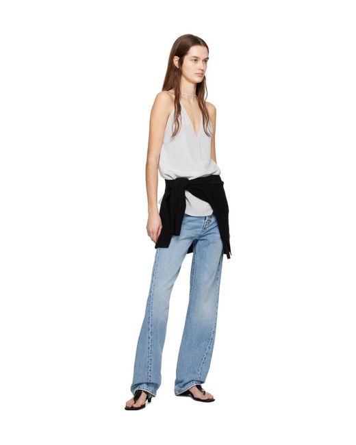 Totême White Totême Double Halter Top