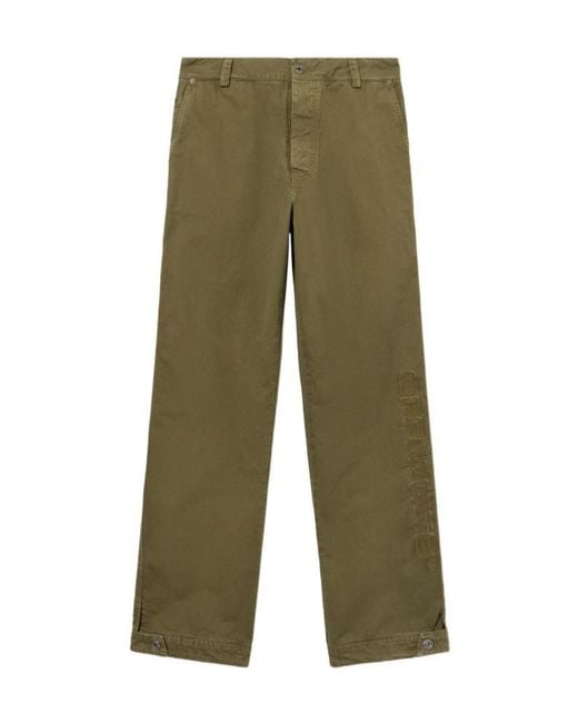 Off-White c/o Virgil Abloh Green Swimming Logo Carpenter Trousers for men