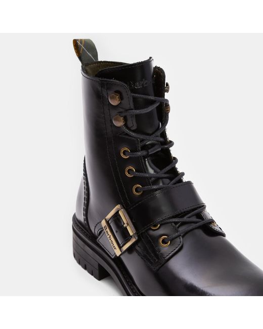 Barbour Black Solid Color Boots