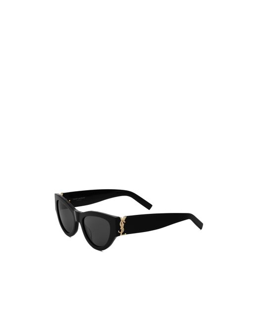 Saint Laurent Black Eyewear Cat-Eye Sunglasses
