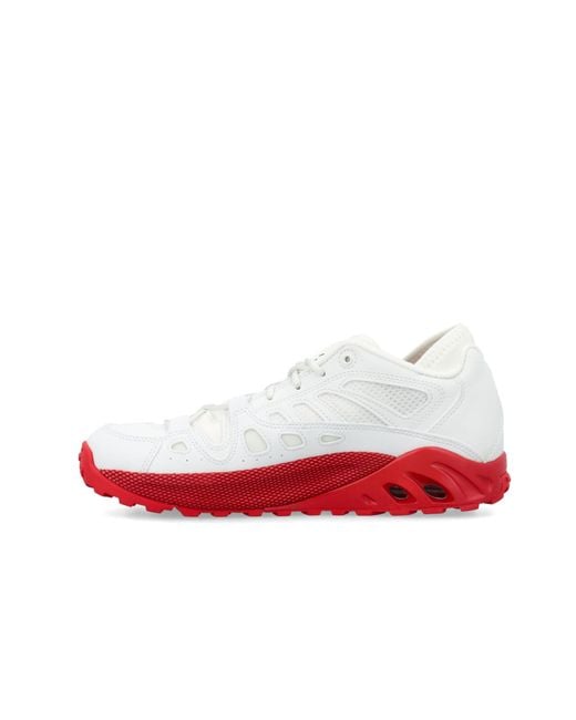Nike Red Acg Air Exploraid Round-Toe Lace-Up Sneakers for men