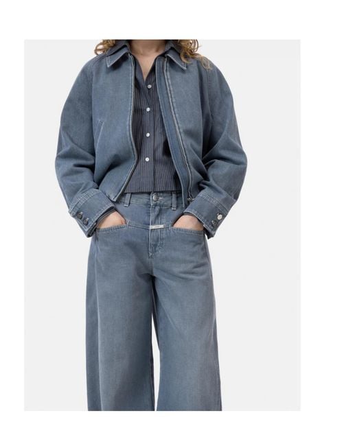 Closed Blue Cotton Denim Jacket