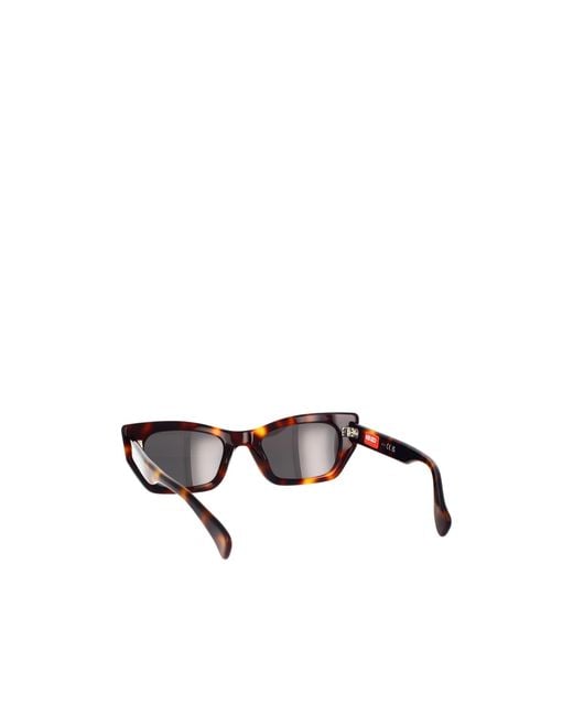 KENZO White Logo Sunglasses for men