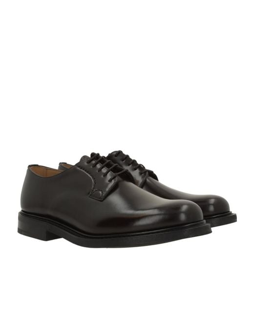 Church's Black Round-Toe Formal Business Shoes for men