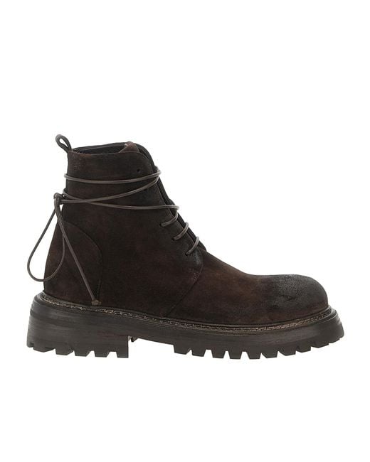 Marsèll Black Leather Boots for men