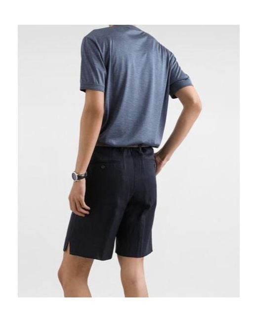 Dolce & Gabbana Blue Short-Sleeved T-Shirt for men