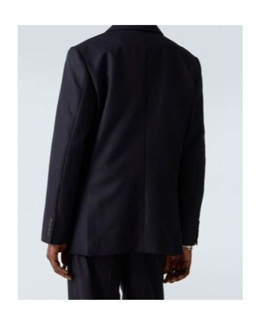 Studio Nicholson Blue X Aaron Levine Burlington Wool Blazer for men