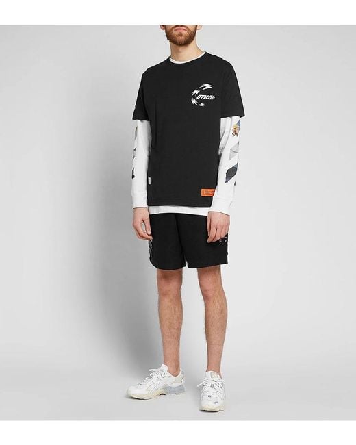 Heron Preston Black Short-Sleeved T-Shirt for men