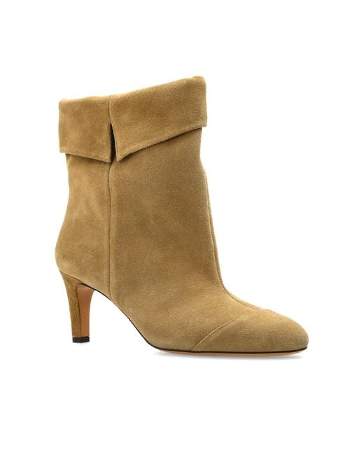 Isabel Marant Brown High-Heeled Ankle Boots