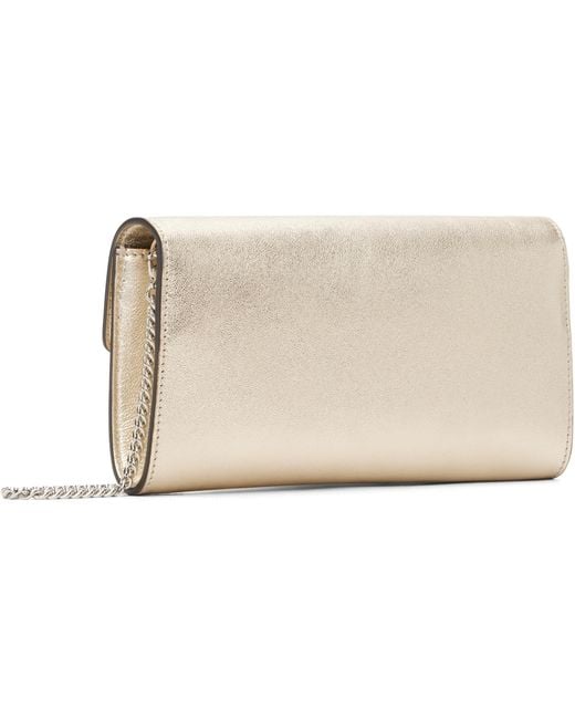 Jimmy Choo Natural Bing Wallet Chain Shoulder Bag