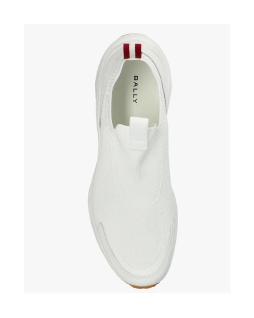 Bally White Woge Slip-On Sneakers for men