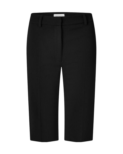 Magda Butrym Black Solid Color Casual Pants