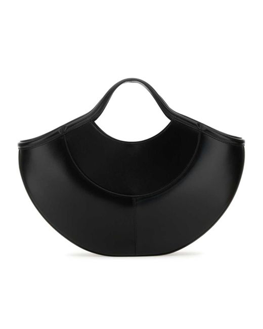 Alexander McQueen Black Logo Printed Tote Bag