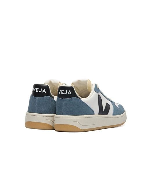 Veja Blue V-10 Low-Top Sneakers