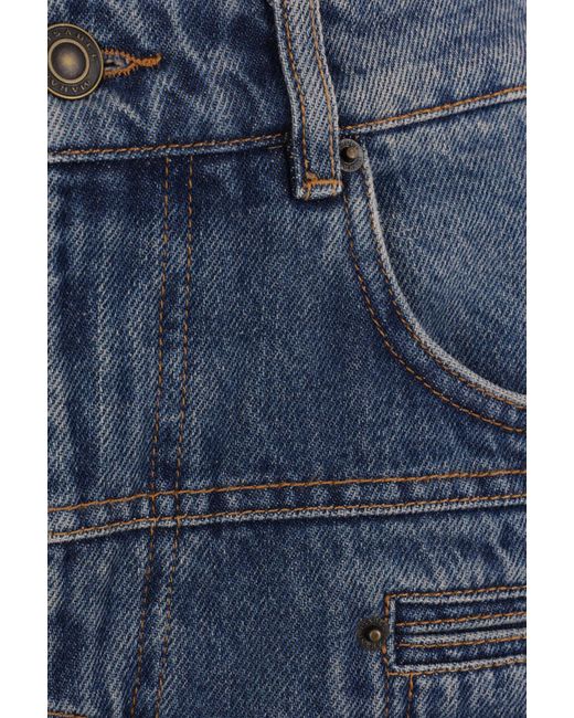 Isabel Marant Blue Belt Loop Denim Trousers
