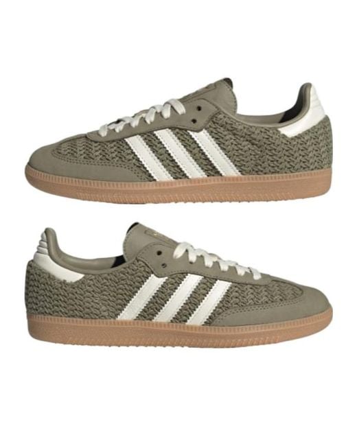 Adidas Originals Green Samba Og Sneakers for men