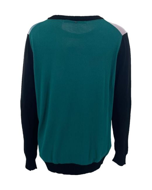 Sportmax Blue Long-Sleeved Sweater