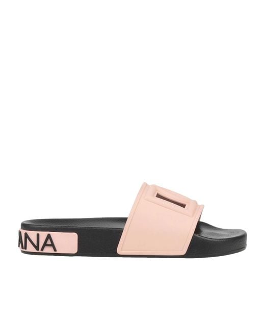 Dolce & Gabbana Natural Two-Tone Sandals