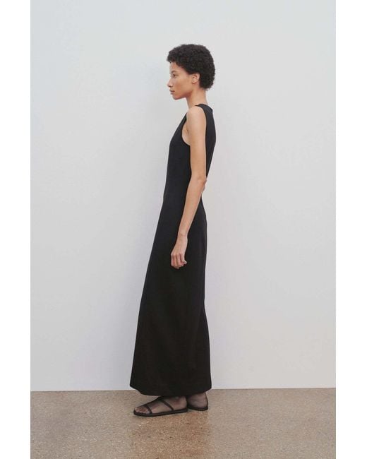 The Row Black Sleeveless Long Dress