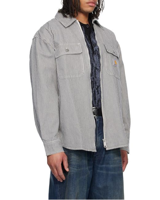 Carhartt Gray Mercer Shirt Jacket for men