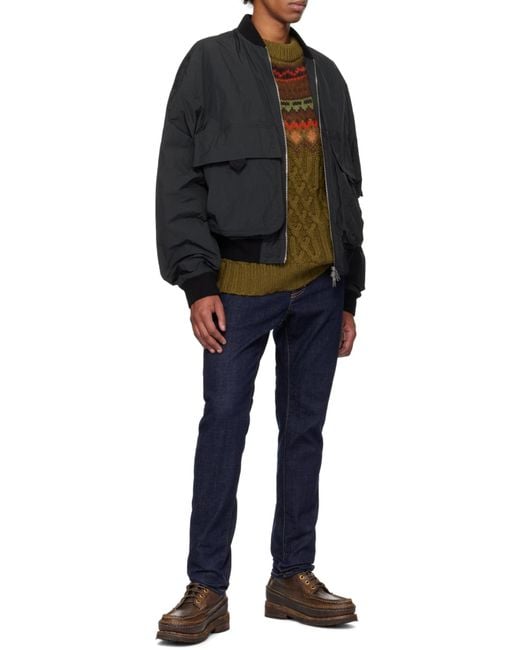 DSquared² Blue Cool Guy Logo-Patch Jeans for men