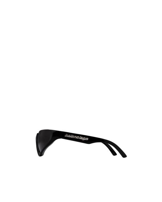 Balenciaga Black Eyewear Xpander Rectangle Frame Sunglasses for men