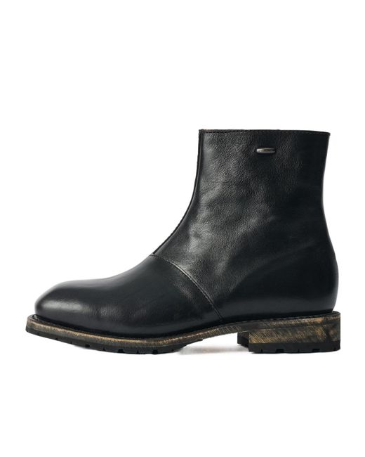 Our Legacy Black Engine Square-Toe Ankle Boots for men