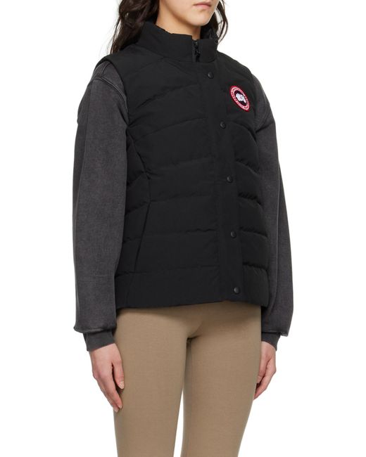 Canada Goose Black Freestyle High-Neck Down Gilet