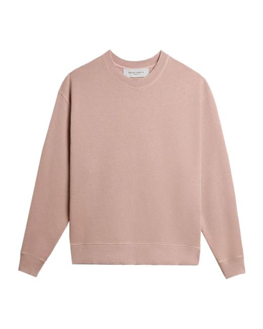 Golden Goose Deluxe Brand Pink Crew Neck Long-Sleeved Sweatshirt