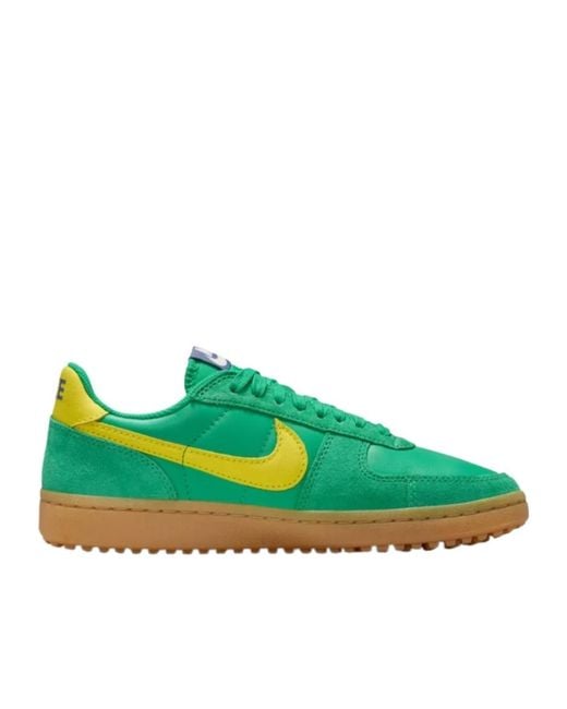 Nike Green Field General Lace-Up Sneakers
