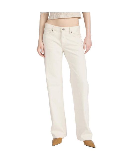 FRAME White Belt Loop Jeans