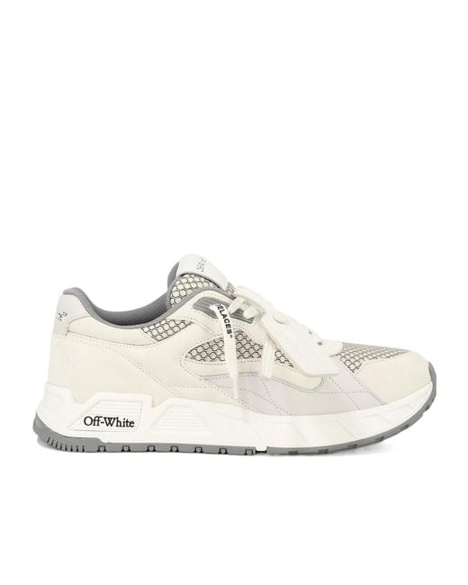 Off-White c/o Virgil Abloh White Kick Off Lace-Up Sneakers for men