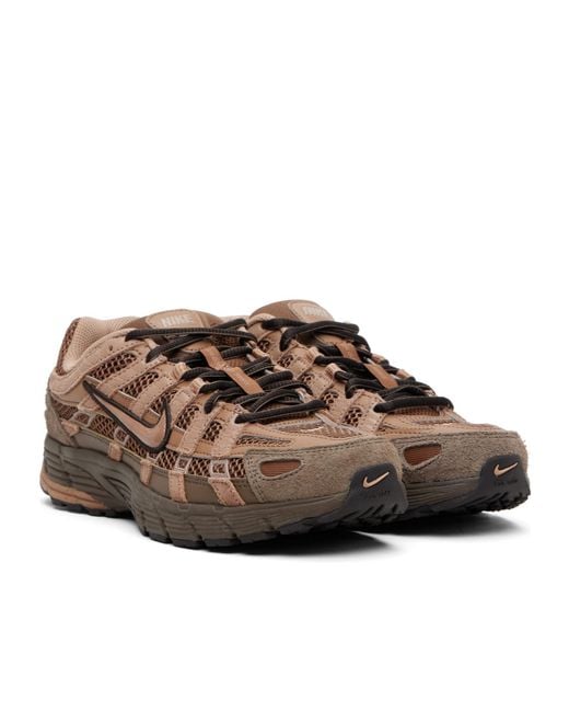Nike Brown P-6000 Se Sneakers for men