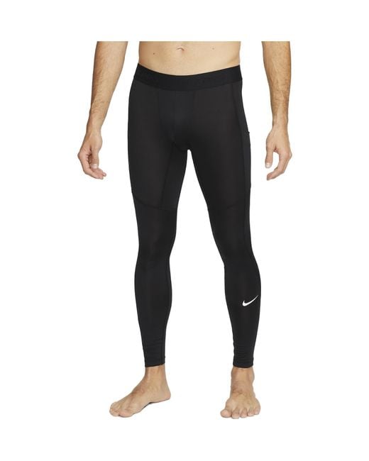 Nike Black Pro Dri-Fit Fitness Tights for men
