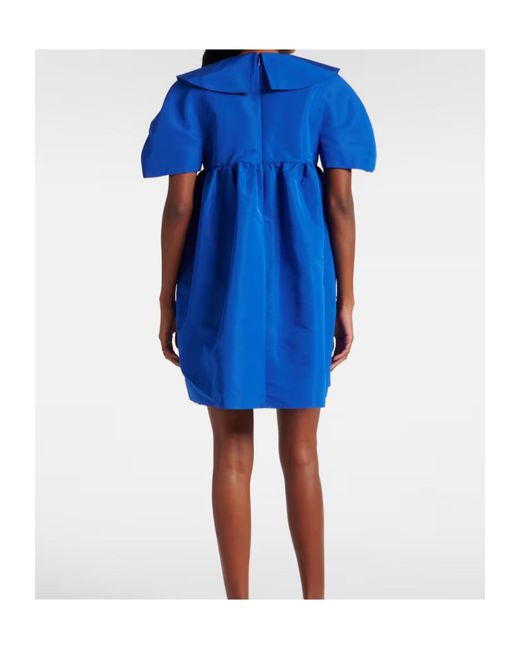 Nina Ricci Blue Faille Minidress