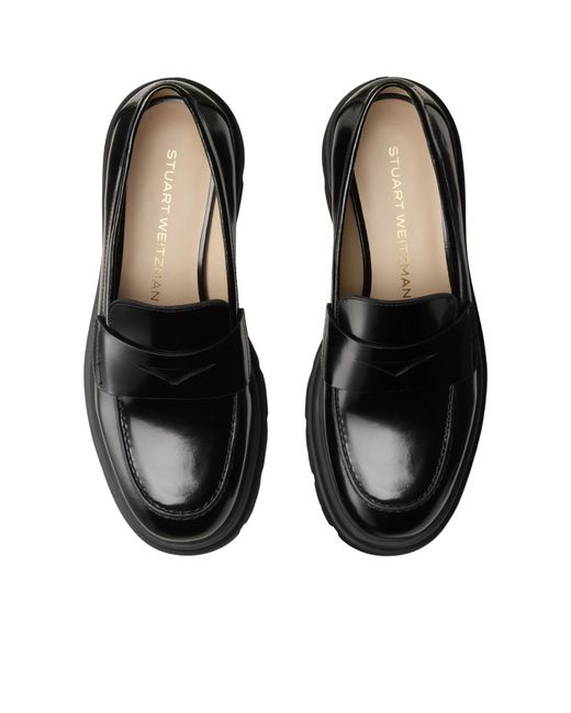 Stuart Weitzman Black Hudson Lite Loafer