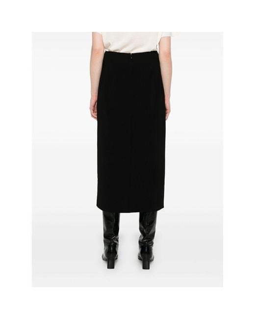 Theory Straight Skirt in Black Lyst — free download