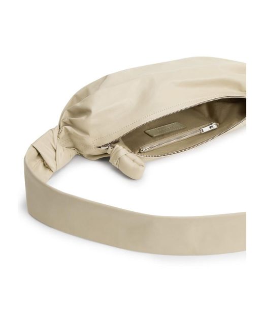 Lemaire White Croissant Soft Small Bag