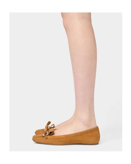 Roger Vivier Brown Virgule Ballerinas