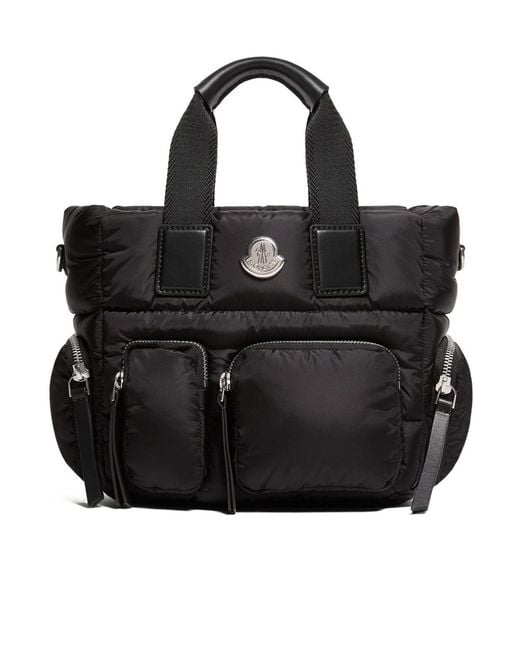 Moncler Black Caradoc Multi-Pocket Tote Bag
