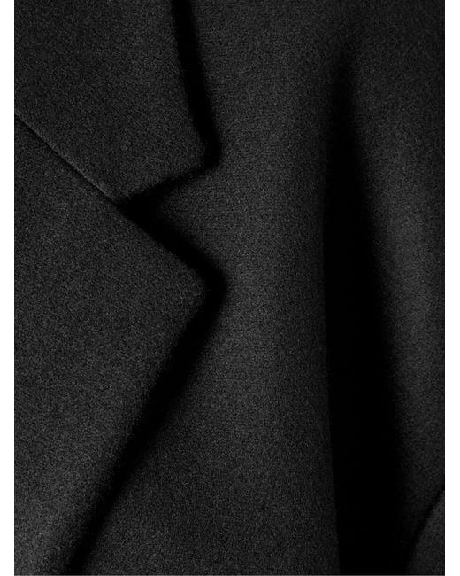 Calvin Klein Black Wool And Cashmere-Blend Coat