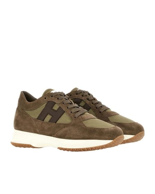 Hogan Brown Sneakers Interactive for men